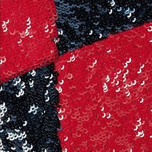 Polo Ralph Lauren Colorblock Sequin Mini Skirt